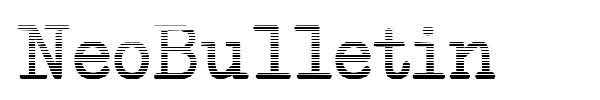 NeoBulletin font preview